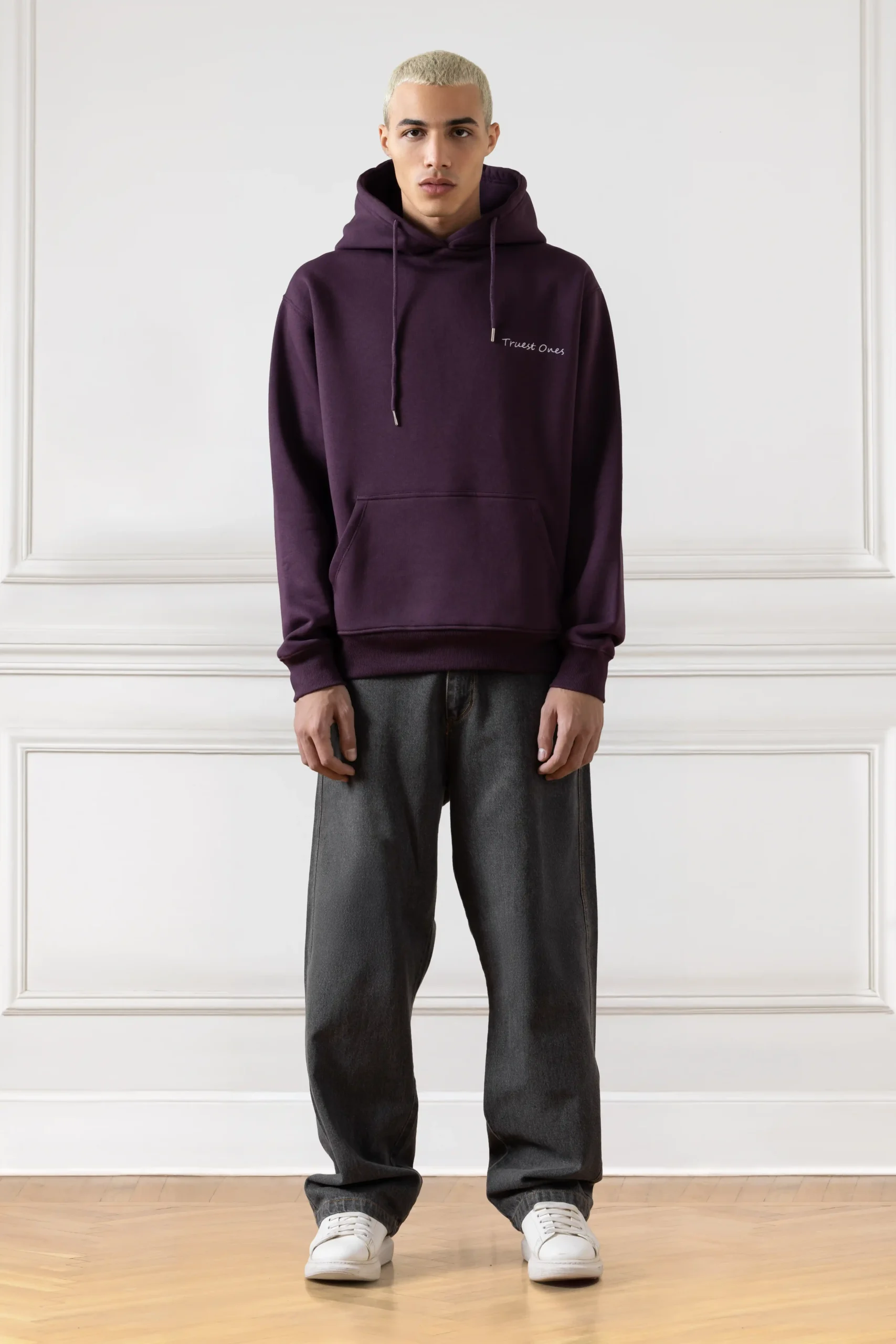 Truest Ones Hoodie (BURGUNDY)