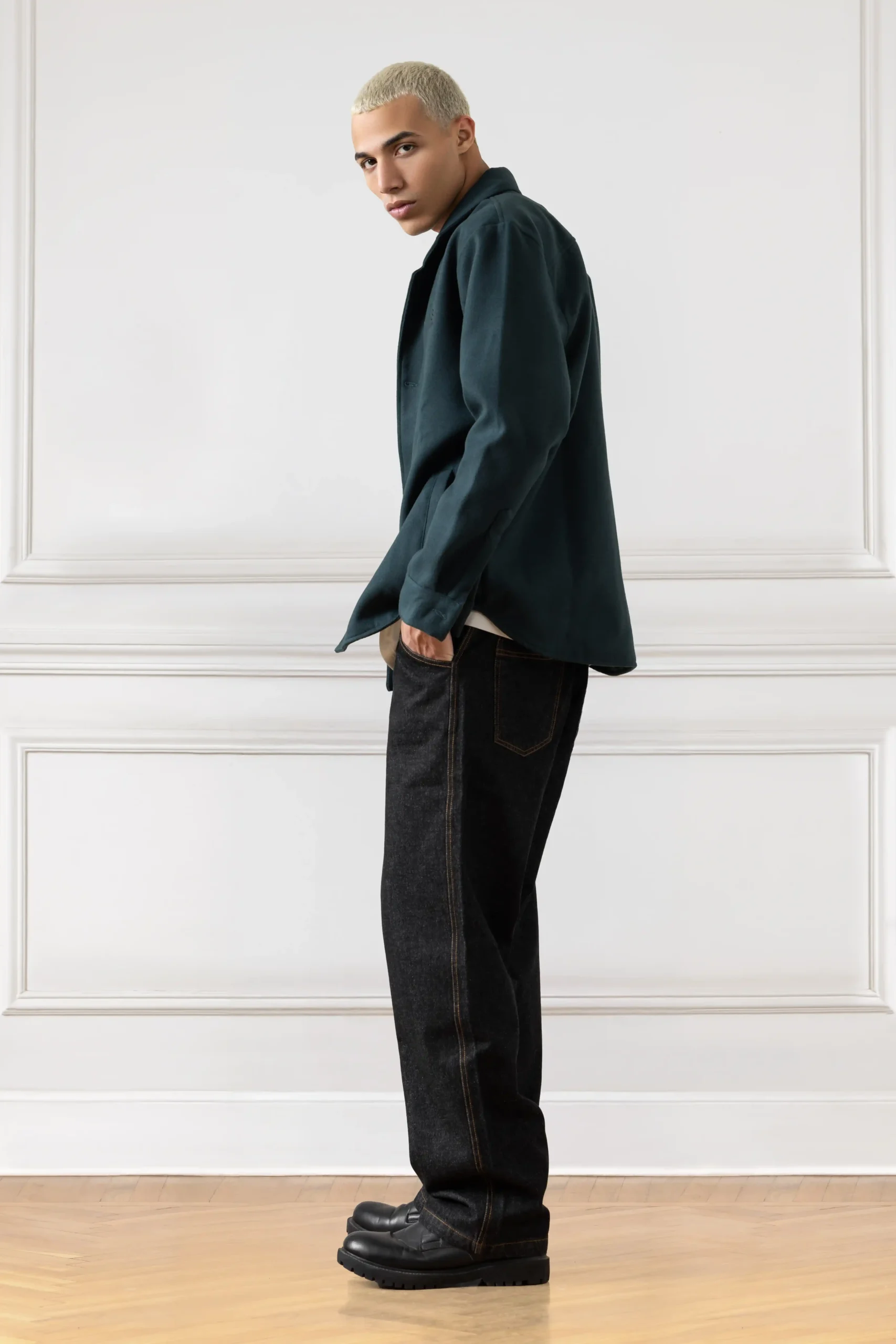 College Gokh Jacket (DARK TEAL) - Image 5