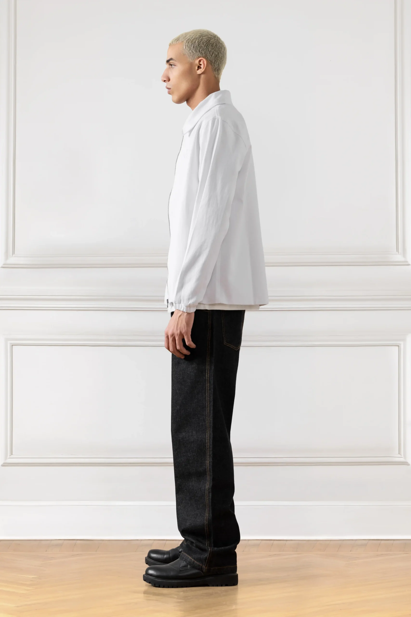 Campus Gabardine Jacket (WHITE) - Image 3