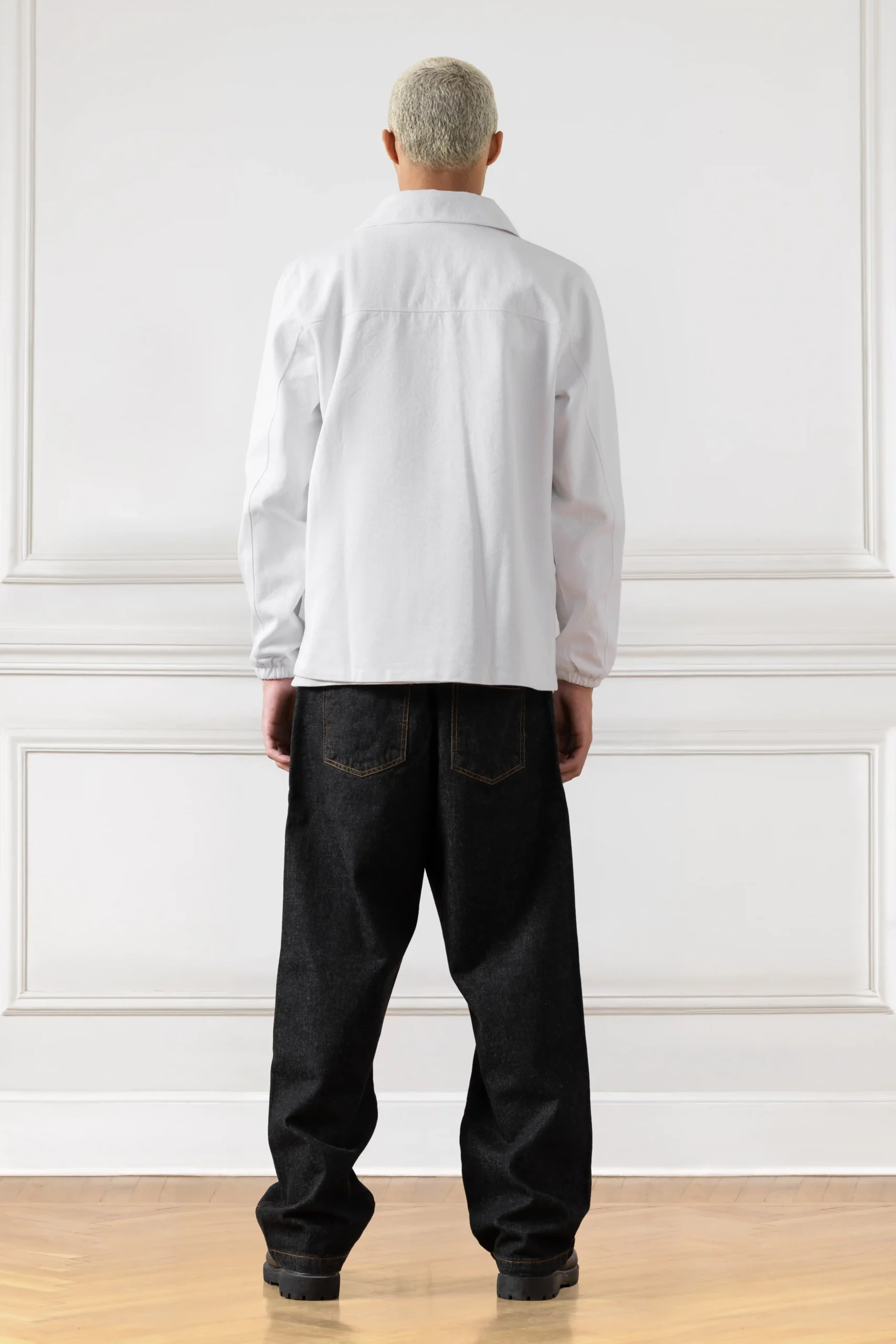 Campus Gabardine Jacket (WHITE) - Image 4