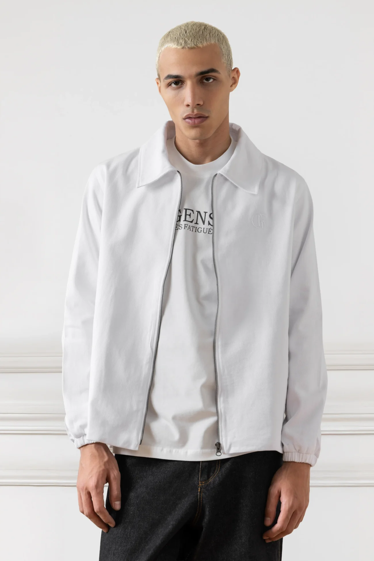 Campus Gabardine Jacket (WHITE) - Image 5